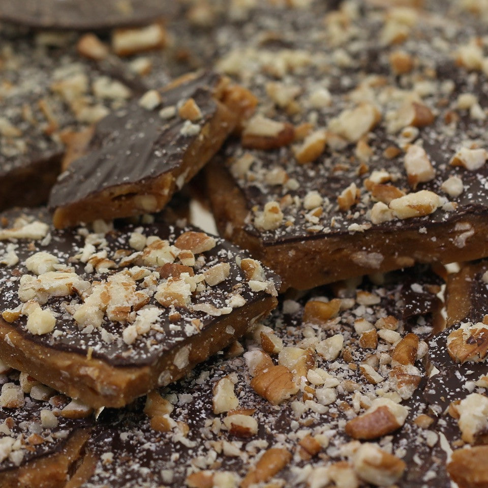 Pecan English Toffee - 54% Dark Chocolate