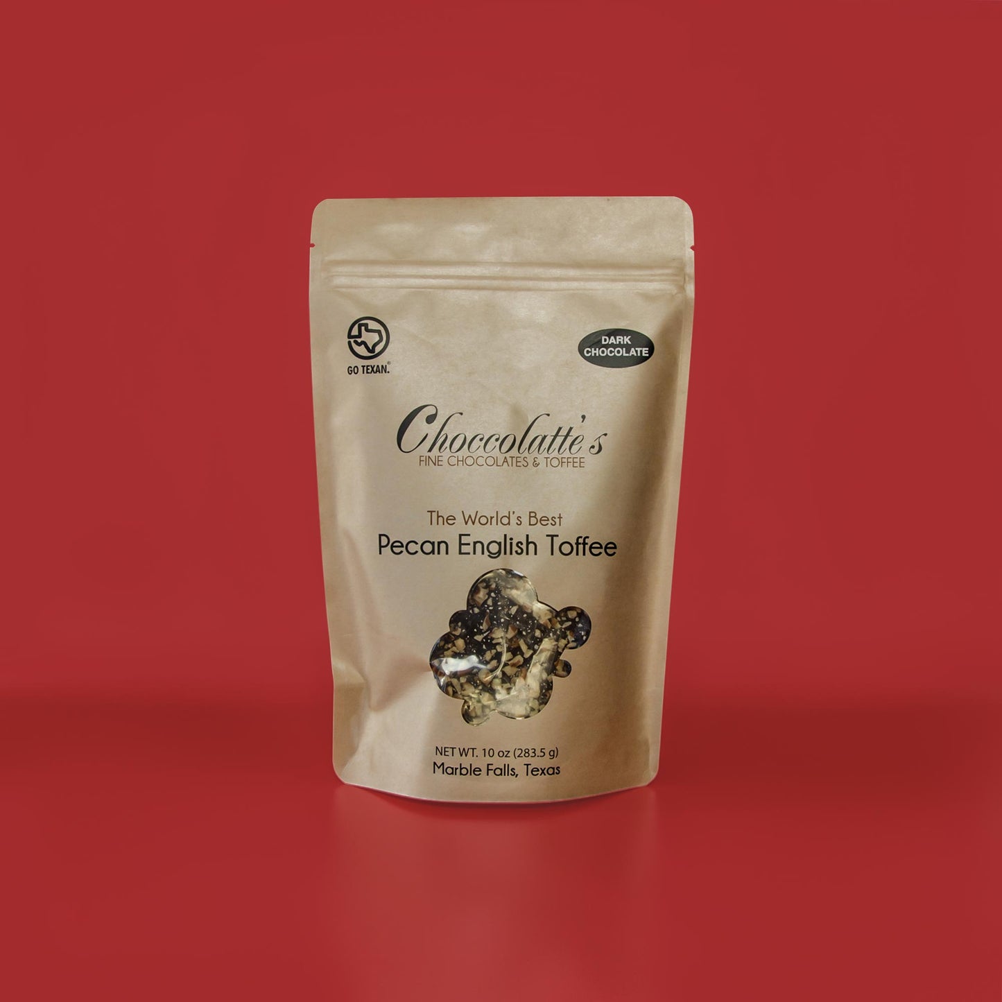 Dark Chocolate Pecan English Toffee