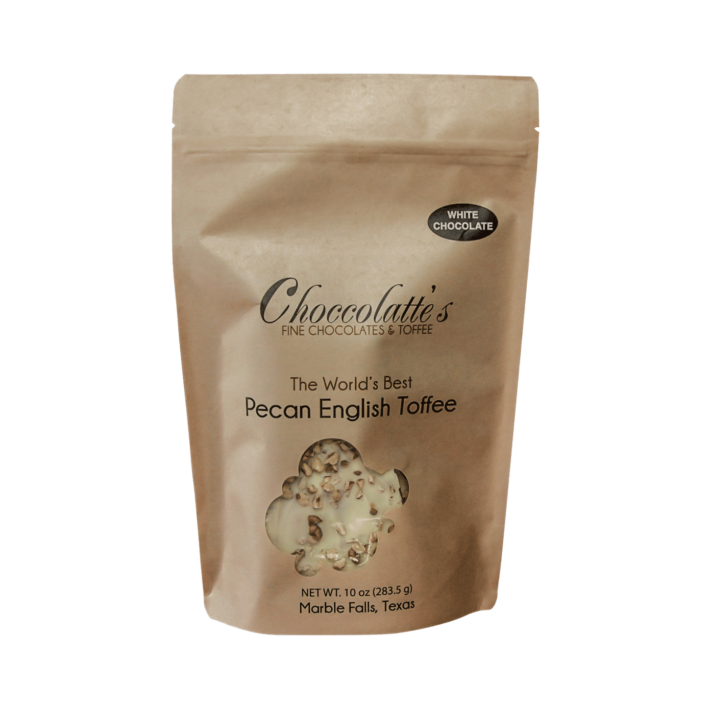 White Chocolate Pecan English Toffee