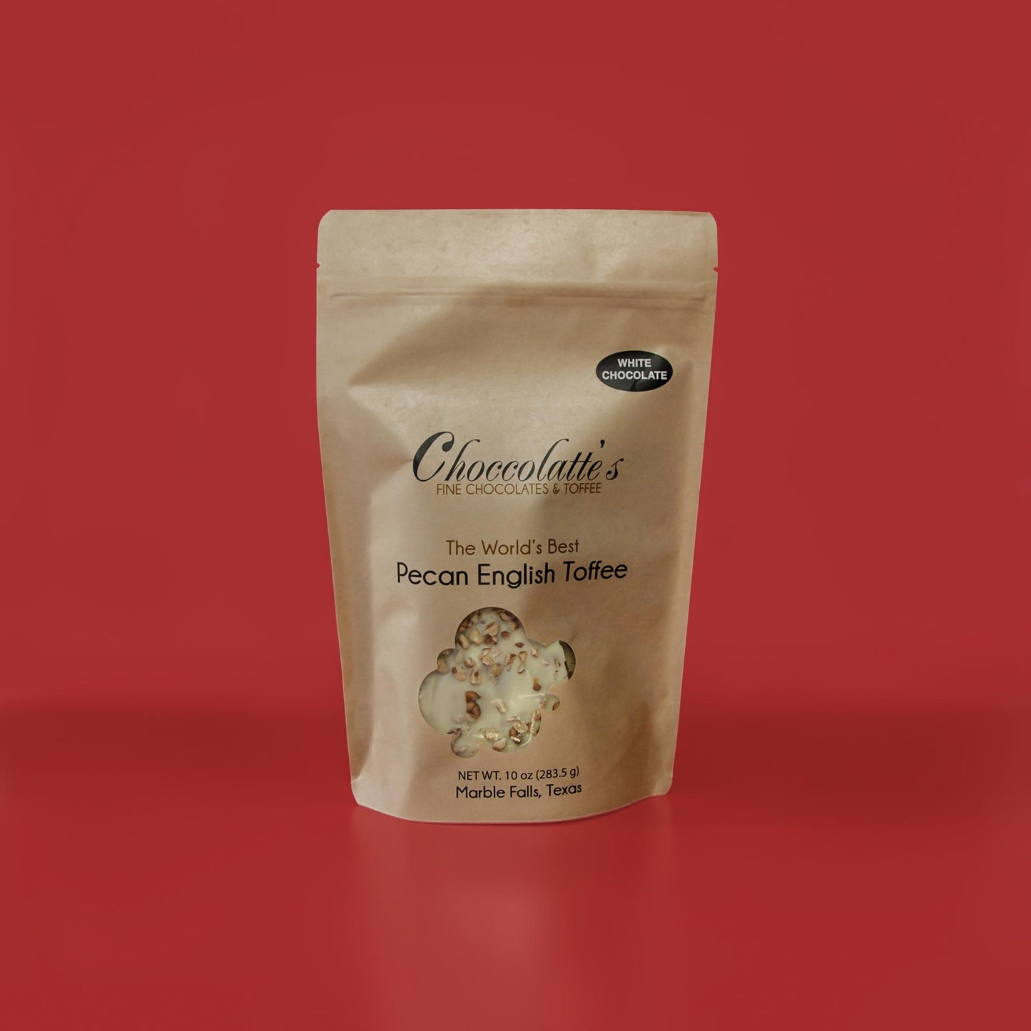 White Chocolate Pecan English Toffee