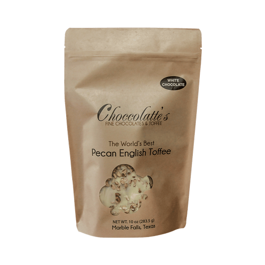 White Chocolate Pecan English Toffee